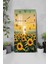 Günebakan Çiçekleri Manzaralı Temperli Cam Tablo Saat – 30X60 cm Uv Baskı – CUSD013 6