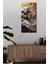 Temperli Cam Tablo Saat –altın Yansımalarla Japon Dalga Temalı Tasarım (30X60 Cm)– Uv Baskı– CUSD112 2