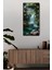 Şelale ve Doğa Manzaralı Temperli Cam Tablo Saat – 30×60 Cm– Uv Baskı– CUSD134 2