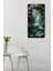 Şelale ve Doğa Manzaralı Temperli Cam Tablo Saat – 30×60 Cm– Uv Baskı– CUSD134 5