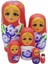 Ahşap Matruşka Bebek Altılı Set Kırmızı 3