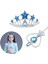 Karlar Ülkesi Elsa Yıldız Mavi Taç ve Elsa Asa Seti 2 Parça (4172) 1