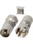 F Konnektör Erkek 60 Ohm Erkek Çevirici Metal Konnektör (20 Adet) 1