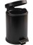 5lt Siyah Pedallı Metal Çöp Kovası (4172) 1