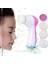 5 In 1 Pilli Yüz Temizleme,masaj ve Peeling Fırça Seti 5