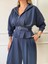 Indigo Pileli Kemerli Modal Takım 1