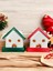 , Yılbaşı 2li Ev Mumluk, Beton Mumluk Seti, Dekoratif Ev, Tütsülük, Yılbaşı Hediyelik7 3