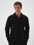 Erkek Siyah Pamuk Dokulu Regular Fit Sweatshirt 2