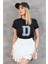 Kadın D Baskılı T-Shirt 4