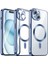 Apple iPhone 13 - 14 Uyumlu Kılıf Magsafe Wirelles Şarj Destekli Parlak Renkli Kenarlı Arkası Şeffaf Silikon 1