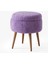 Teddy Bench ve Puff Seti Mor 3