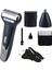 Üç Başlıklı Tıraş Makinesi Erkek Saç Sakal Bakım Seti (4887) 3