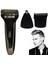 Üç Başlıklı Tıraş Makinesi Erkek Saç Sakal Bakım Seti (4887) 4