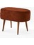 Teddy Bench ve Puff Seti Kiremit Renk 9