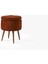 Teddy Bench ve Puff Seti Kiremit Renk 10