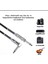 Gitar Jack Kablo Çelik Uç Düz/l 10M-32,8FT Elektro Akustik Bağlama Keman Amfi & Mixer Uyumlu Jak Kablo 3