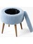 Teddy Bench ve Puff Seti Bebek Mavisi 10