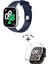 Xiaomi Redmi Watch 4 / 5 Uyumlu Yumuşak Silikon Kordon + Kasa ve Ekran Koruyucu 1