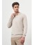 Erkek Bej Basic Polo Yaka Dynamic Fit Rahat Kesim Triko 2