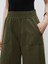 Yeni Sezon Beli Lastikli Geniş Paça Kadın Pantolon 3