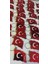 29 Ekim Cumhuriyet Bayramı Pleksi Dalgalı Bayrak Anahtarlık 10 Paket 5