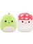 Micromallows Squishmallows Mini Yumuşak Peluş Oyuncak 6 Lı Figür Seti - 6 cm - Model - 2 4