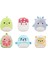 Micromallows Squishmallows Mini Yumuşak Peluş Oyuncak 6 Lı Figür Seti - 6 cm - Model - 2 5