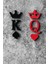 Dekoratif Özel Tasarım Kral Kraliçe Figür Yatak Odası Oturma Odası Salon 14 x 12 cm 5