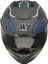 Gp My Helmet MKS002-RGBY Güneş Vizörlü Şeffaf Çene Açılır Motosiklet Kaskı M 2