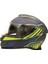 Gp My Helmet MKS002-RGBY Güneş Vizörlü Şeffaf Çene Açılır Motosiklet Kaskı M 4