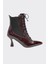Klasik Bağcıklı Fermuarlı Hakiki Deri Kadın Bot 1