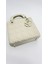 Krem Kare Aksesuar Detaylı El Çantası Orijinal Levid'or Premium 5