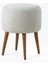 Teddy Bench ve Puff Seti Bej 7