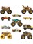 JDW07 Hot Wheels Monster Trucks Bigfoot Trophy Şampiyonları Araba ve Kamyon Çokl 2
