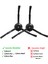 Roborock Qrevo Maxv / Qrevo Pro / Qrevo S / Qrevo Plus Uyumlu Siyah Yan Fırça Yedek Seti-2 Adet 1