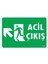 Acil Çıkış Uyarı Levhasi 25X35 Kod: 947 1