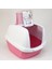 Imac Maddy Junior Üstü Açılır Kapalı Kedi Tuvaleti Pembe 57X43X41 cm 1