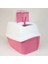 Imac Maddy Junior Üstü Açılır Kapalı Kedi Tuvaleti Pembe 57X43X41 cm 3