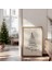 Minimalist Noel Ağacı Duvar Sanatı - Eklektik Tatil Dekoru | Retro Minimal Noel Çizgi Sanatı ve Modern Noel | 1