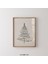 Minimalist Noel Ağacı Duvar Sanatı - Eklektik Tatil Dekoru | Retro Minimal Noel Çizgi Sanatı ve Modern Noel | 2