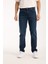 Erkek Regular Likralı Esnek Kot Pantolon Jean - %98 Pamuk %2 Lycra 4