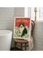 Komik Kedi Banyo Posteri, Retro Pop Art Tuvalet Kağıdı Mizahı 1