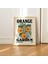 Çerçeveli Portakal Bahçesi Posteri, Çiçek Baskısı, Meyve Karakterli Poster, Çiçek Sanatı, Retro Tipografi 3