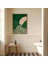 Minimalist Modern Yeşil Duvar Sanatı, Soyut Çizgi Sanatı, Minimalist Poster 2