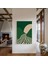 Minimalist Modern Yeşil Duvar Sanatı, Soyut Çizgi Sanatı, Minimalist Poster 3