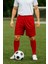 Erkek Kırmızı Futbol Şortu ve Çorap Seti - Spor Antrenman ve Maç Kombini 1
