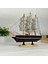 Bakgelal El Yapımı Ahşap Yelkenli Gemi Modeli 24 cm – Ev ve Ofis Dekoratif Masa Üstü Denizci Temalı Maket 1