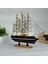 Bakgelal El Yapımı Ahşap Yelkenli Gemi Modeli 24 cm – Ev ve Ofis Dekoratif Masa Üstü Denizci Temalı Maket 3