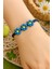 Mavı Cıceklı Makrome Bıleklık 3