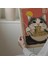 Ramen Yiyen Eski Kedi, Japon Duvar Sanatı, Erişte Severlere Hediye, Japon Mutfak Dekoru 3